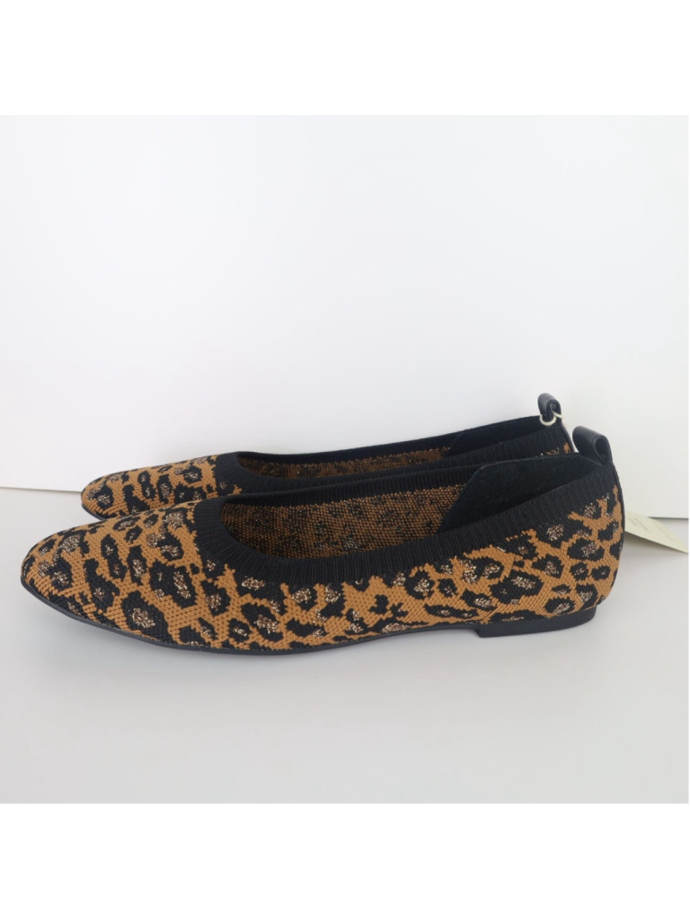 Sanctuary Social Leopard Print Fly-knit Ballet Flats Women Brown 7M - Picture 5 of 16